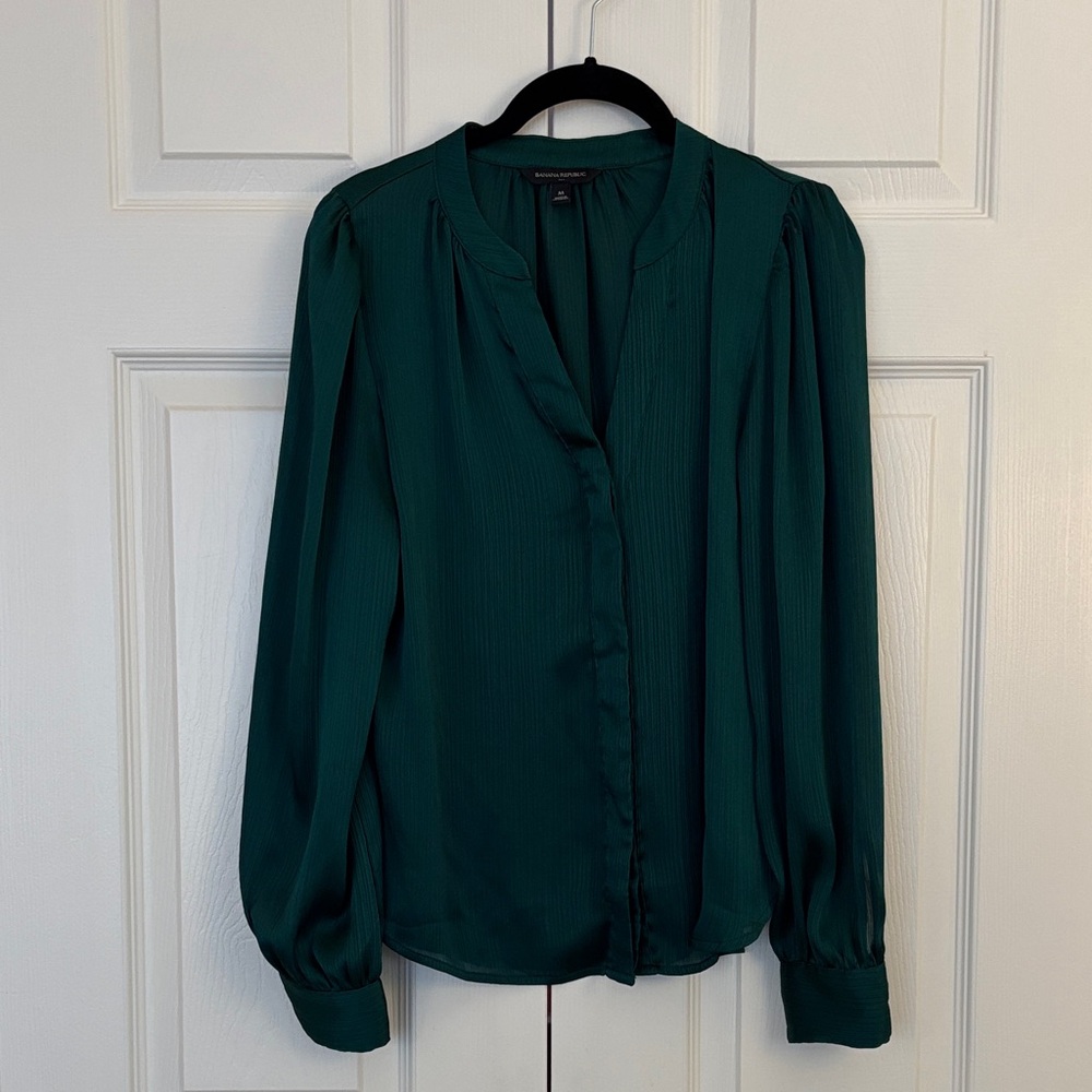 Banana Republic Teal Blouse